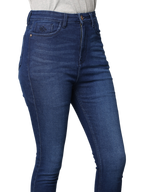 Women's Light Indigo Clean Look Skinny Fit High Rise Jeans