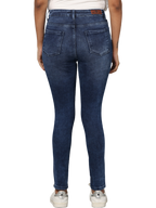 Women's Dark Blue High Rise Skinny Fit Jeans