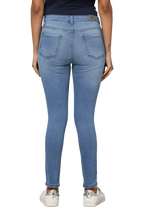 Women's Skinny Jeans, Distressed Denim, Stretch Fit, Blue