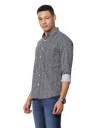 Men's Slim Fit Printed Full Sleeve Casual Shirt