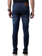Men's Indigo Blue Slim Fit Strechable Denim Jeans