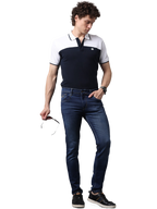 Men's Indigo Blue Slim Fit Strechable Denim Jeans