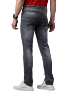 Men's Slim Fit Light Faded Strechable Denim Jeans , Grey