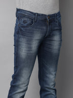 Men's Indigo Slim Fit Stretchable Jeans