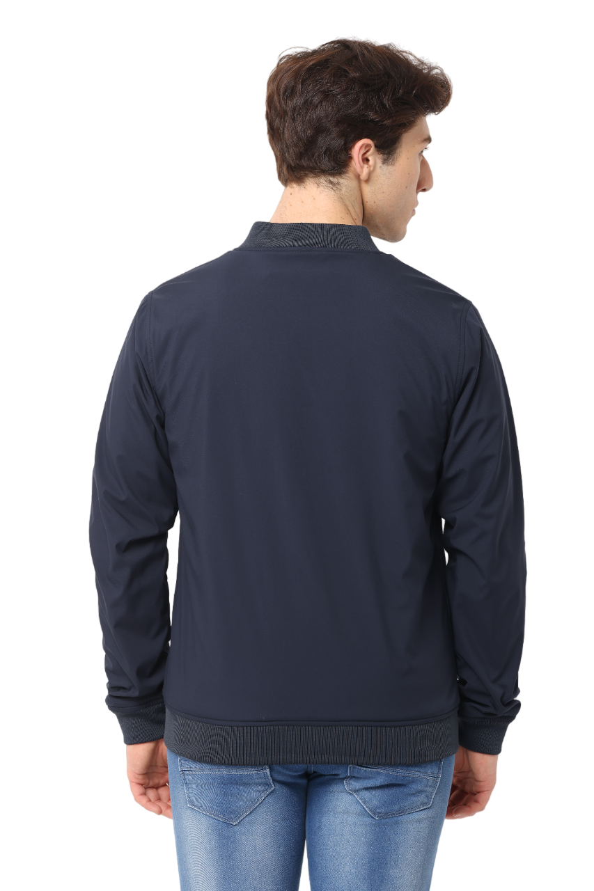 Men's Slim fit Windbreaker Jacket, Navy Blue