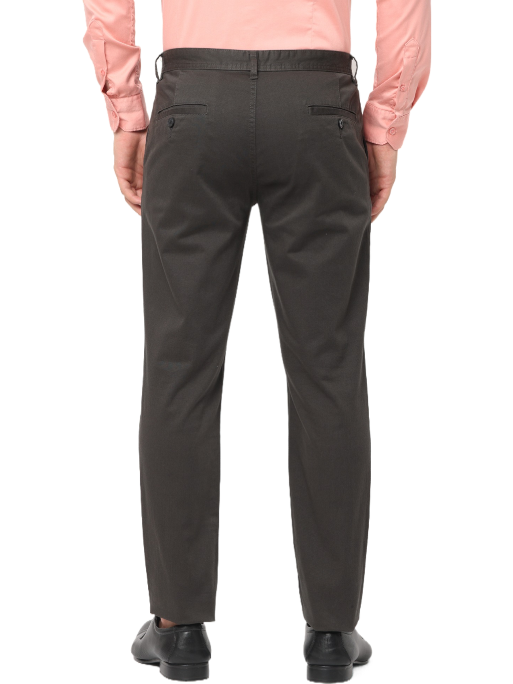 Men's Dark Olive Slim Fit Casual Chino Trouser