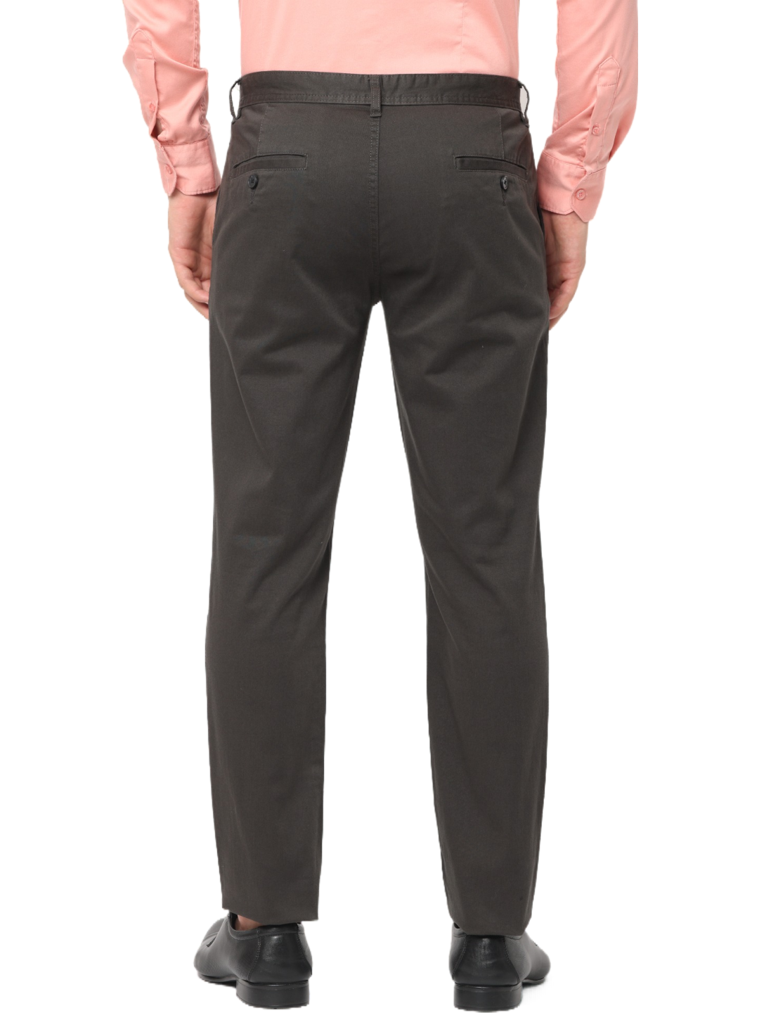 Men's Dark Olive Slim Fit Casual Chino Trouser