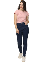 Women's Skinny Fit Mid Rise Core Jeans Trouser, Blue