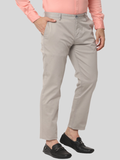 Men's Grey Slim Fit Casual Chino Trouser