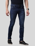 Men's Indigo Blue Slim Fit Strechable Denim Jeans