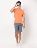 Men's Dark Indigo Slim Fit Chino Shorts