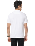 Men's Short Sleeve Polo T-Shirt, White