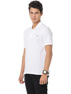 Men's Short Sleeve Polo T-Shirt, White