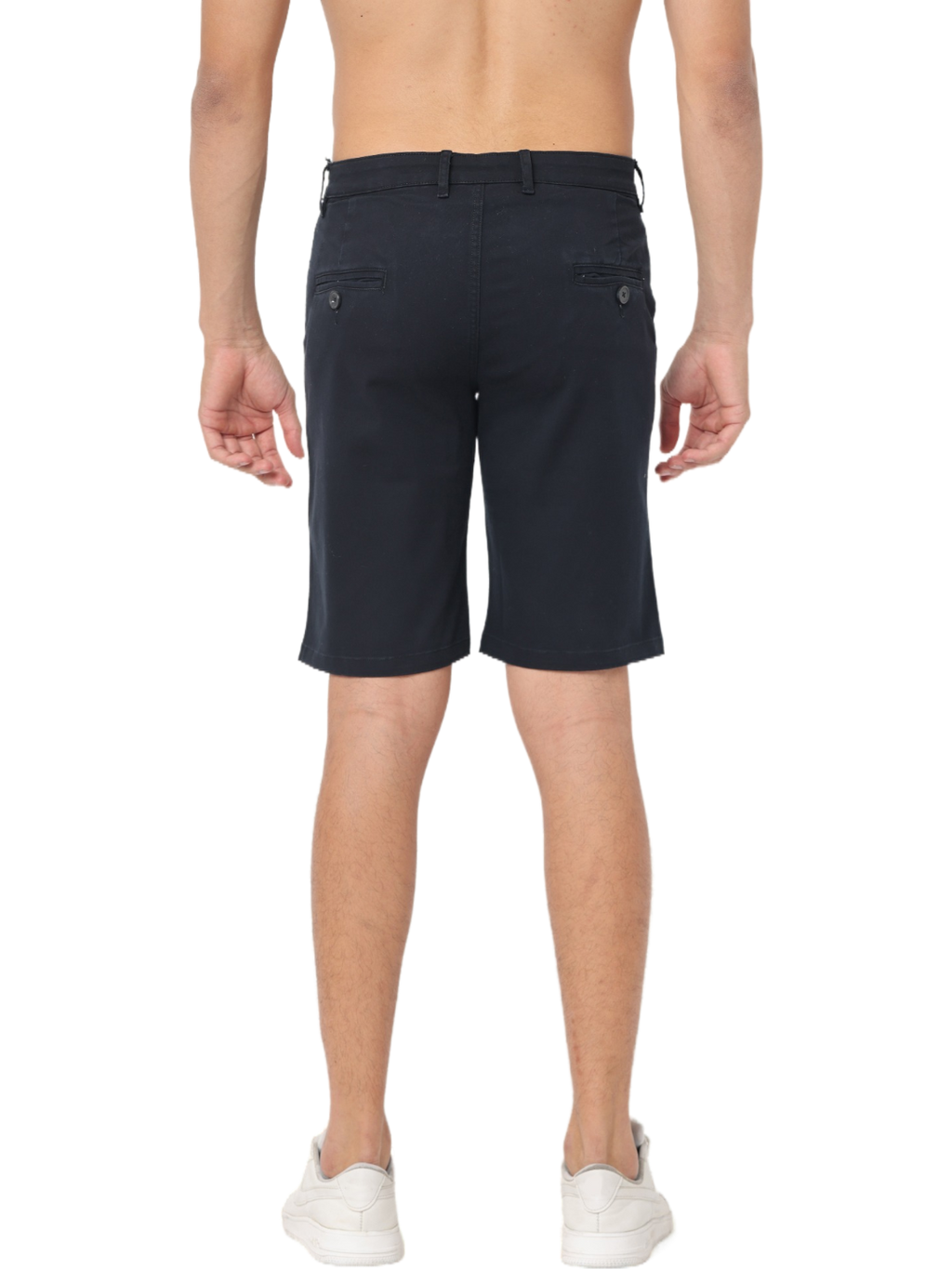 Men's Black Slim Fit Chino Shorts