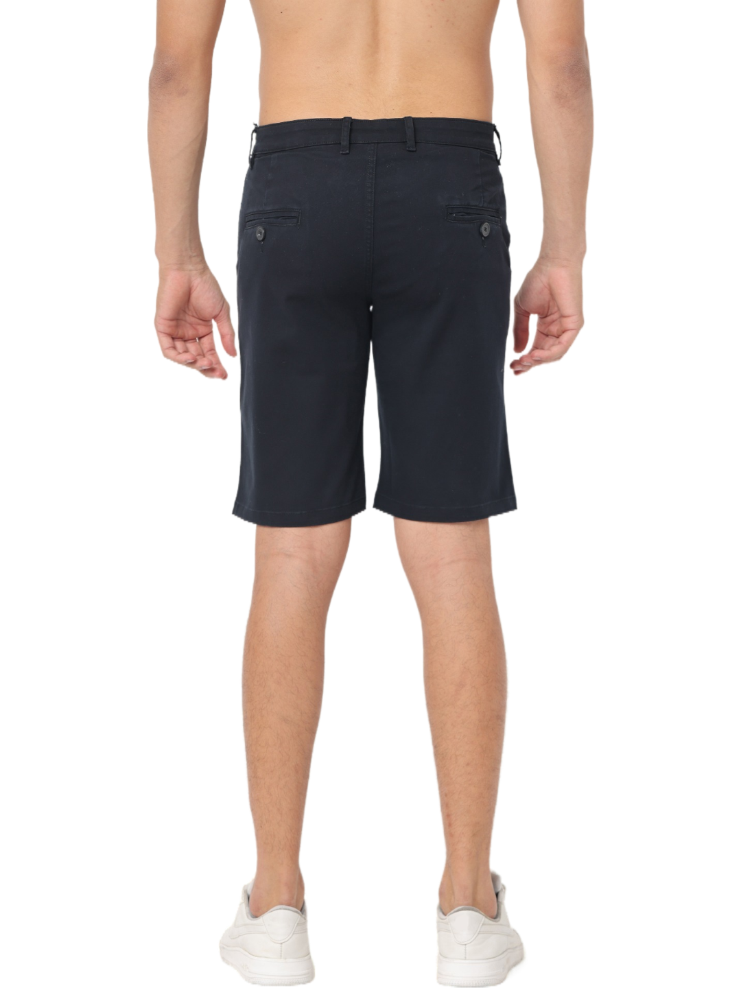 Men's Black Slim Fit Chino Shorts