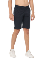 Men's Black Slim Fit Chino Shorts