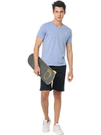 Men's Black Slim Fit Chino Shorts