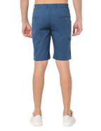 Men's Blue Slim Fit Chino Shorts