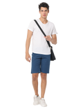 Men's Blue Slim Fit Chino Shorts