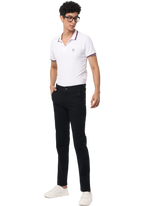 Men's Black Slim Fit Casual Chino Trouser
