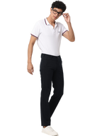 Men's Black Slim Fit Casual Chino Trouser