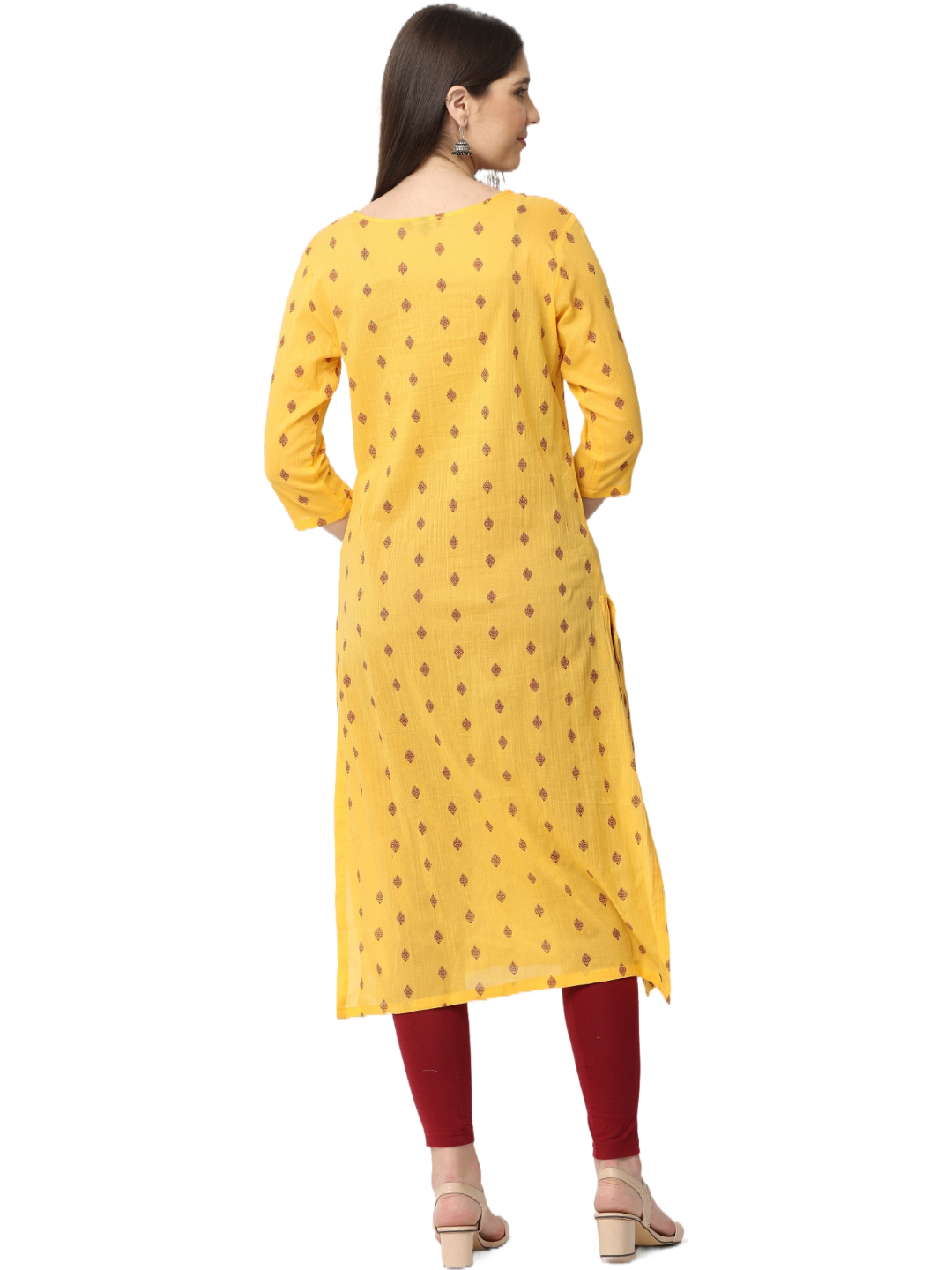 Women's Printed Cotton Kurta Top