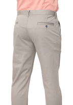 Men's Grey Slim Fit Casual Chino Trouser