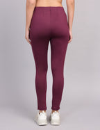 Wearhouse Women’s Slim Fit Tregging – Wine