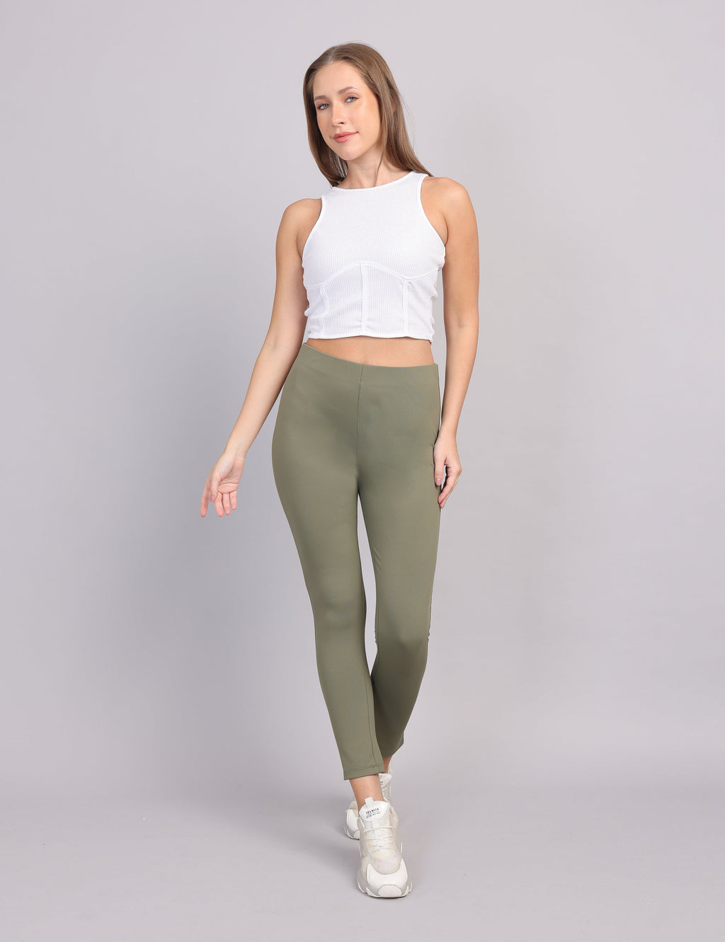 Women’s Slim Fit Tregging – Green