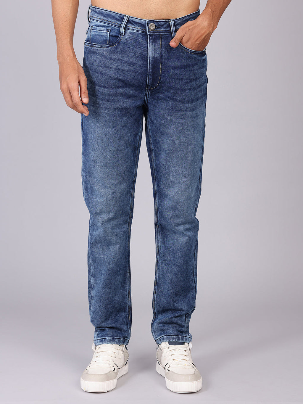 Men’s MS Wash Blue Slim Fit Denim Trouser