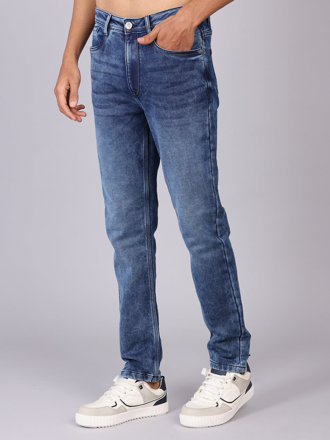 Men’s MS Wash Blue Slim Fit Denim Trouser