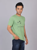 Men’s Green Round Neck T-Shirt