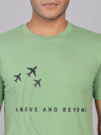 Men’s Green Round Neck T-Shirt