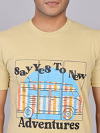 Men’s Skin Round Neck Cotton T-Shirt