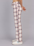 Women’s Off-White Checked Woven Shirt