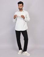 Green Stripe Full Sleeve Shirt – Regular Fit