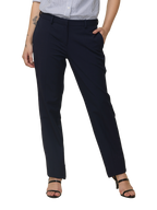 Women's Pleated Solid Formal Trouser, Navy Blue