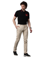 Men's Slim Fit Casual Chino Pants, Work Pants, Business Casuals, Beige