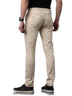 Men's Slim Fit Casual Chino Pants, Work Pants, Business Casuals, Beige