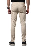 Men's Slim Fit Casual Chino Pants, Work Pants, Business Casuals, Beige