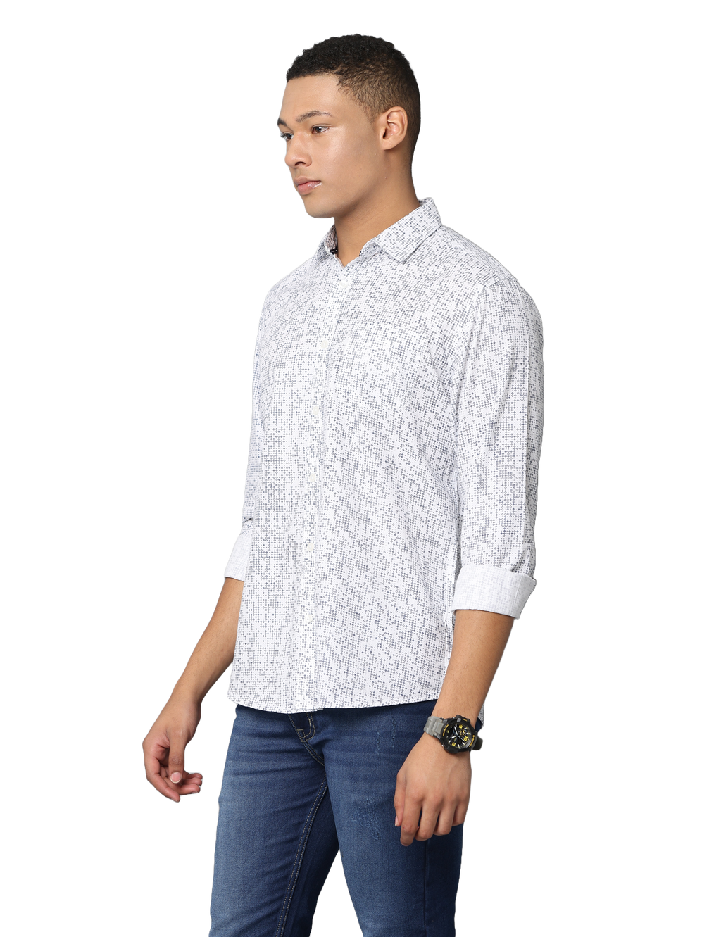 Men's Slim Fit Full Sleeve Casual Shirt